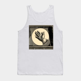 Hand exposed open for all to understand as a quirky message Tank Top